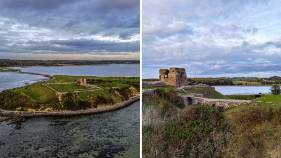 Guidet tur til Kalø Slotsruin i Nationalpark Mols Bjerge