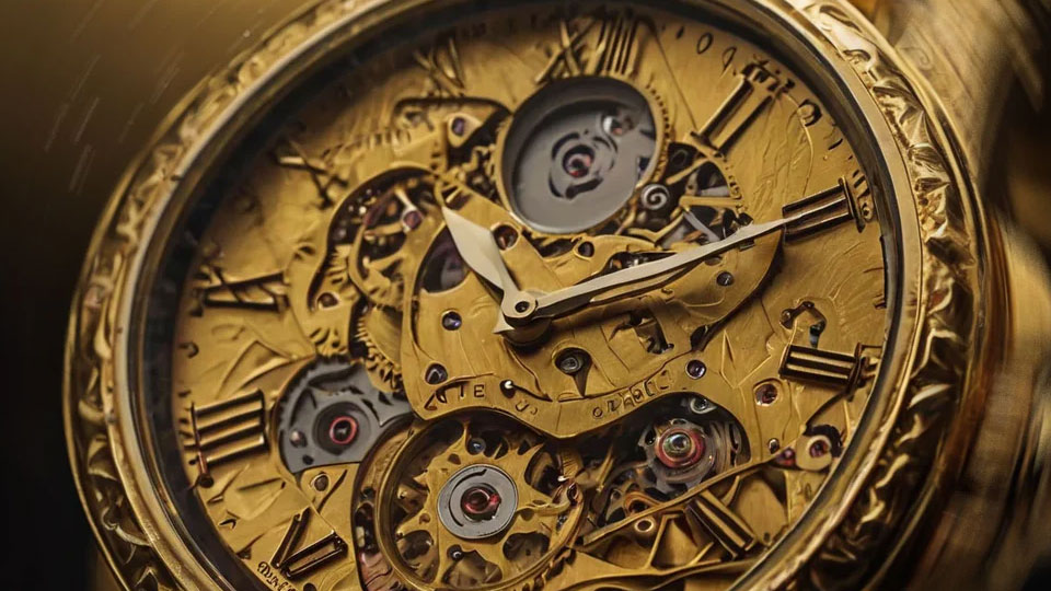 The Wealthy Man's Gold Watch with suspects, clues and vault mystery